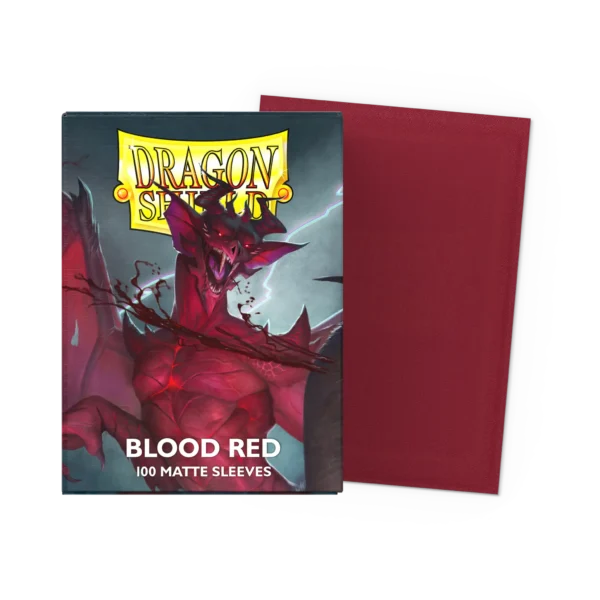 BLOOD-RED-2048x2048 (1) Blood Red - Matte Sleeves - Standard Size
