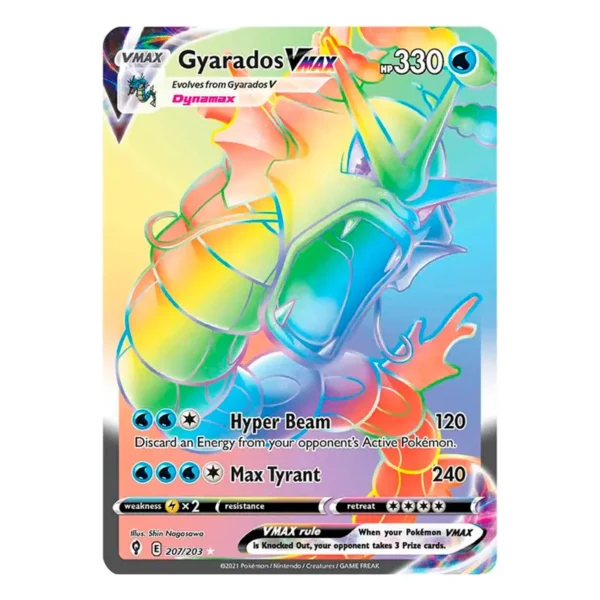 Gyarados VMAX (Secret) - SWSH07: Evolving Skies