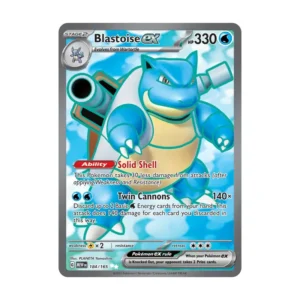 Blastoise ex - 184/165 - Scarlet & Violet 151