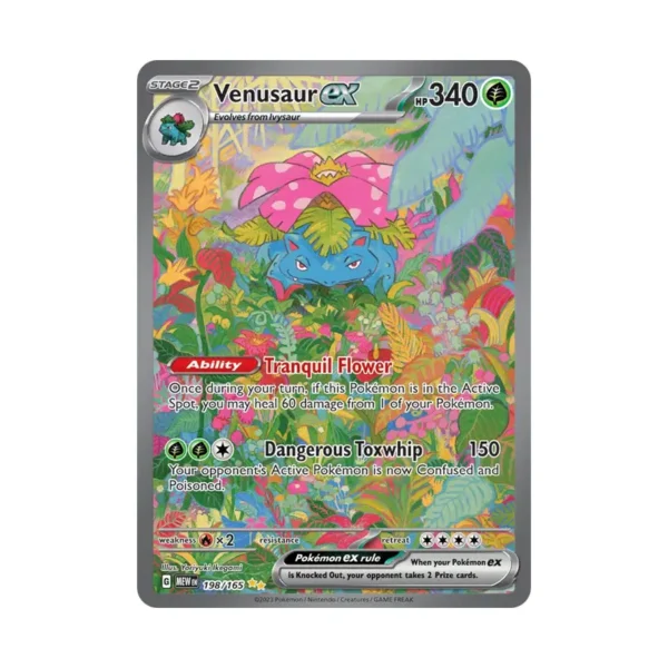 Venusaur ex - 198/165 - Scarlet & Violet 151
