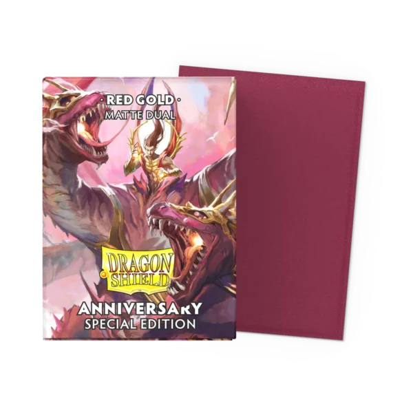 AT-15065-DS100-SPECI-lYBLY7kz Matte Dual Sleeves - Red/Gold - 25th Special Edition