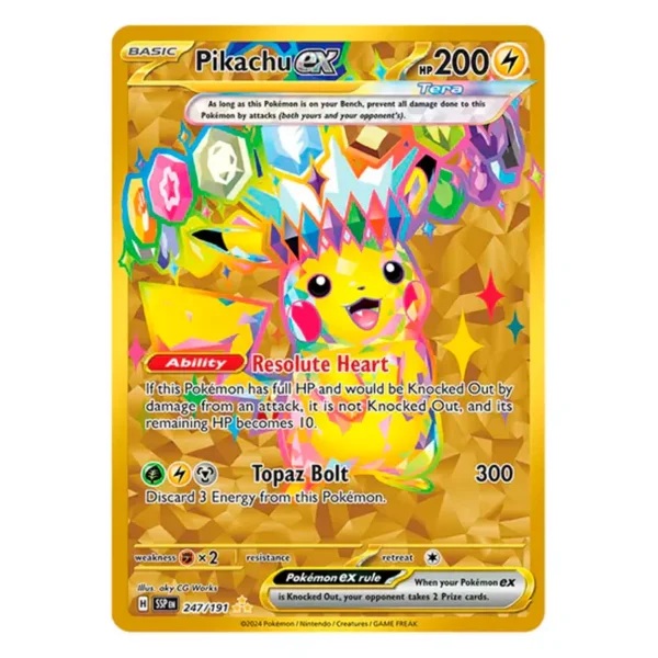 Pikachu ex - 247/191 - Surging Sparks