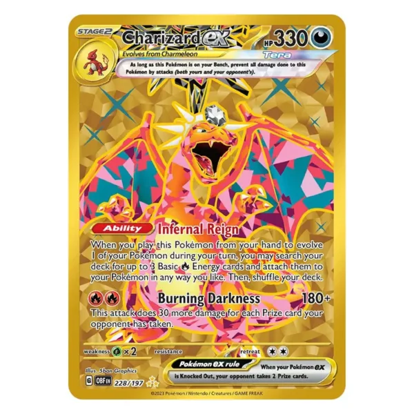 Charizard ex - 228/197 - Obsidian Flames