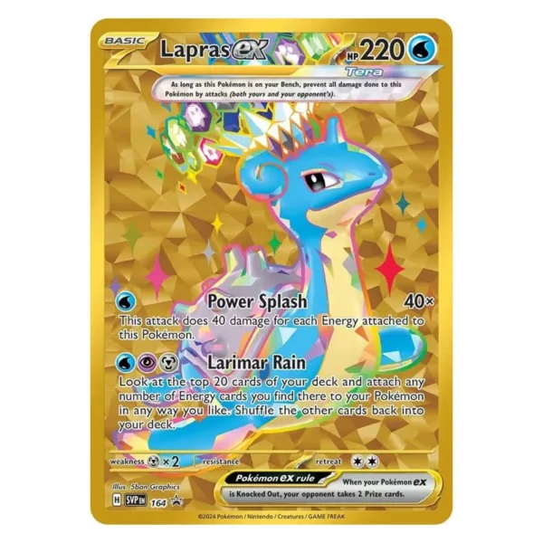 Lapras ex - 164 - Scarlet & Violet Promo Cards