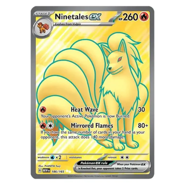 Ninetales ex - 186/165 - SV: Scarlet & Violet 151