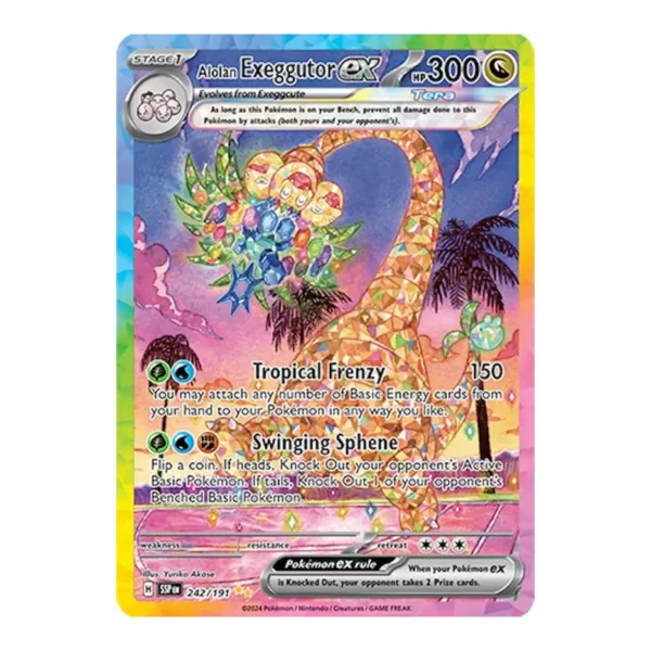Alolan Exeggutor ex - 242/191 - Surging Sparks