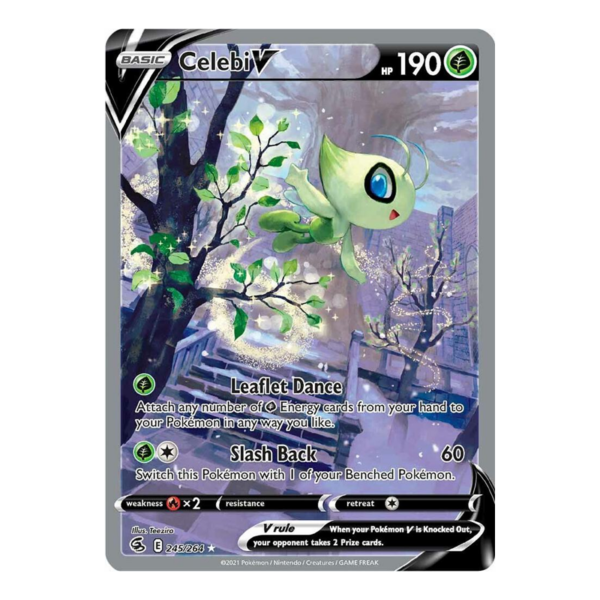 Celebi V (Alternate Full Art) - SWSH08: Fusion Strike