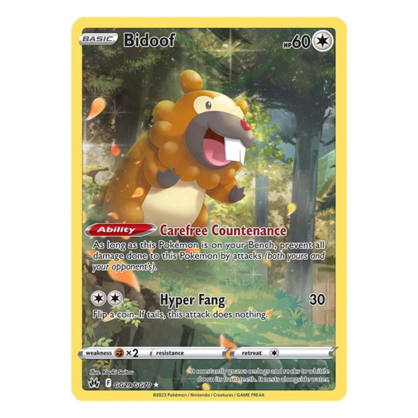 Bidoof - Crown Zenith: Galarian Gallery