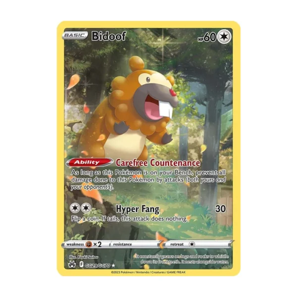 bidoof Bidoof - Crown Zenith: Galarian Gallery