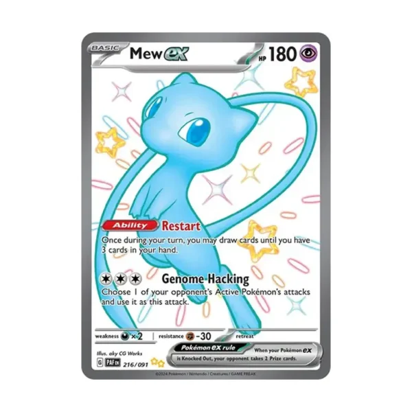 Mew ex - 216/091 - Paldean Fates
