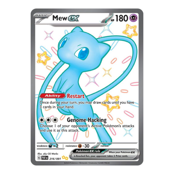 Mew ex - 216/091 - SV: Paldean Fates