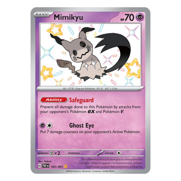 Mimikyu -160/091 - SV: Paldean Fates