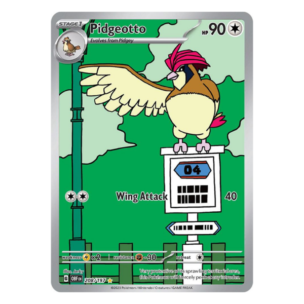 Pidgeotto - 208/197 - SV03: Obsidian Flames