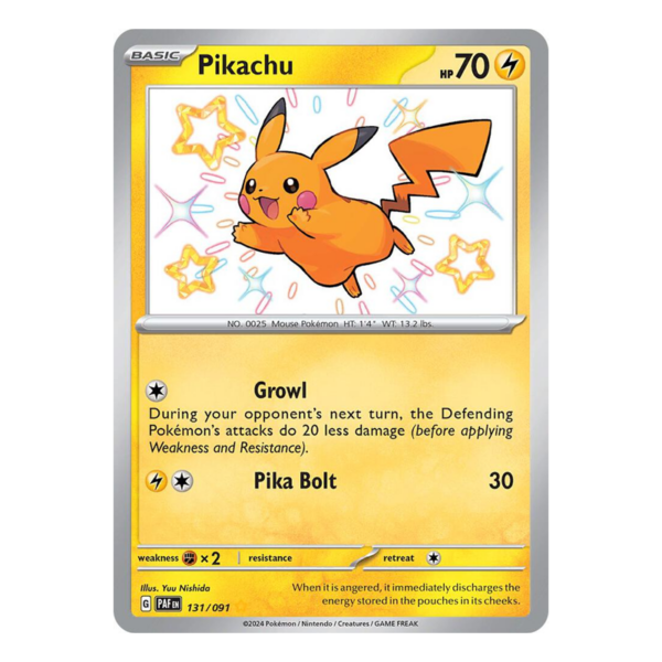 Pikachu - 131/091 - SV: Paldean Fates