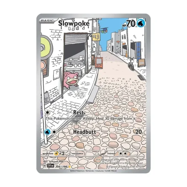 Slowpoke - 204/198 - Scarlet & Violet