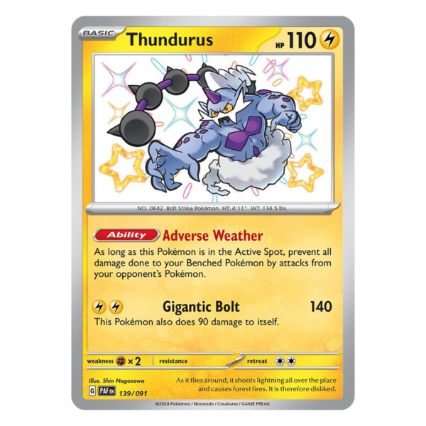 Thundurus - SV: Paldean Fates