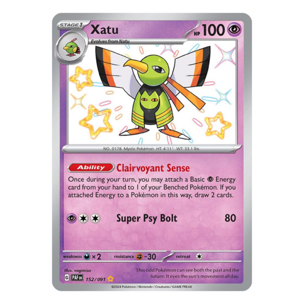 Xatu - 152/091 - SV: Paldean Fates