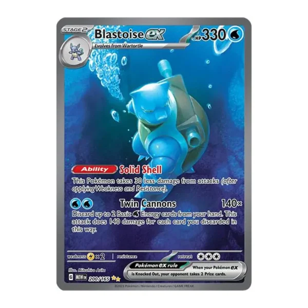 Blastoise ex - 200/165 - Scarlet & Violet 151