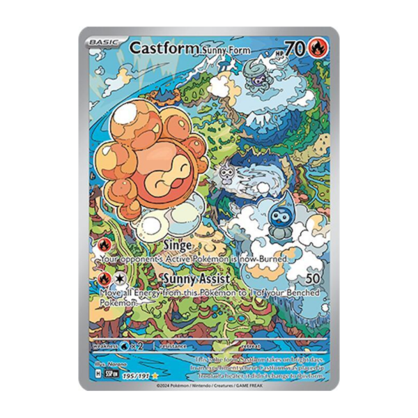 Castform Sunny Form - 195/191 - SV08: Surging Sparks