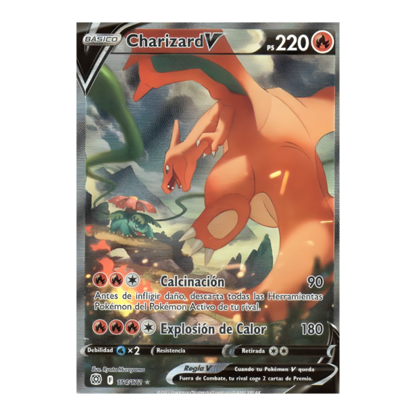 Charizard V (Alternate Full Art) - SWSH09: Brilliant Stars ESPAÑOL