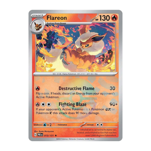 Flareon (Poke Ball Pattern) - SV: Prismatic Evolutions