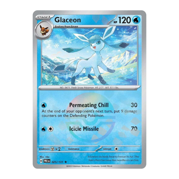 Glaceon (Poke Ball Pattern) - SV: Prismatic Evolutions