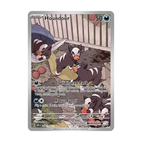 houndour obf Houndour - 204/197 - Obsidian Flames