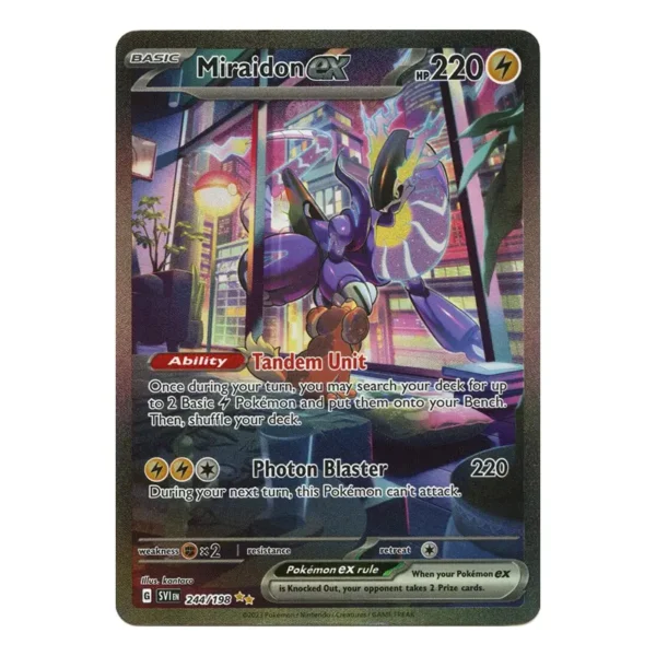 Miraidon ex - 244/198 - Scarlet & Violet Base Set