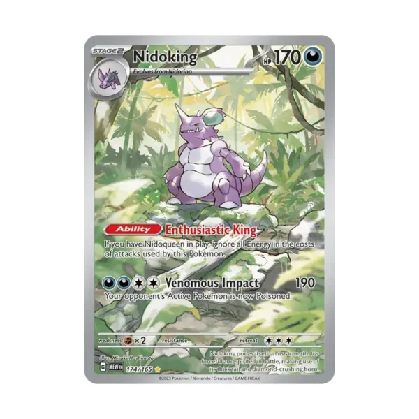 Nidoking - 174/165 - Scarlet & Violet 151