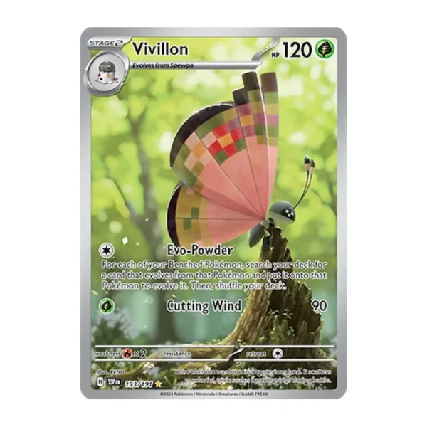 vivillon-ir Vivillon - 193/191 - Surging Sparks