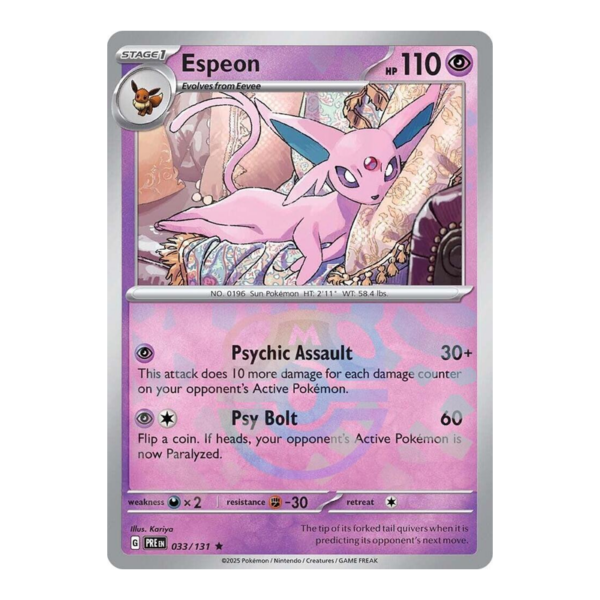 Espeon (Master Ball Pattern) - SV: Prismatic Evolutions