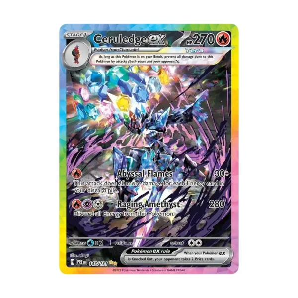 ceruledge-ex-pre (1) Ceruledge ex - Prismatic Evolutions