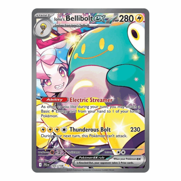 Iono's Bellibolt ex - 183/159 - SV09: Journey Together