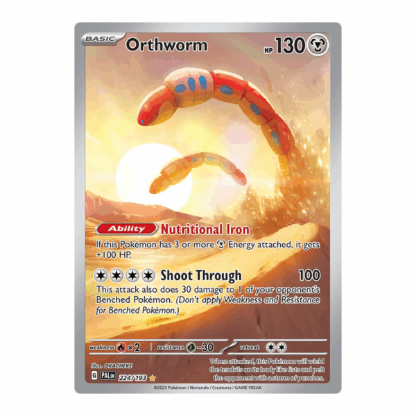 Orthworm - 224/193 - SV02: Paldea Evolved