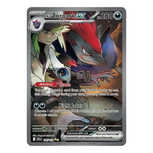 N's Zoroark ex - 185/159 - Journey Together