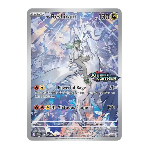 N's Reshiram - 167/159 (Journey Together Stamped)