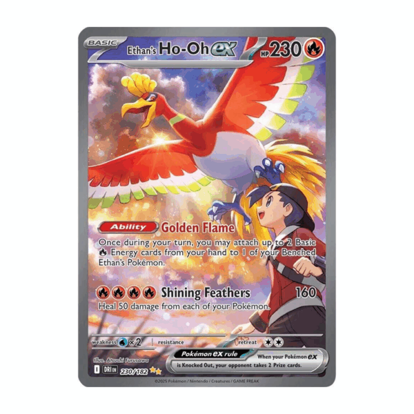 Ethan's Ho-Oh ex - 230/182 - SV10: Destined Rivals