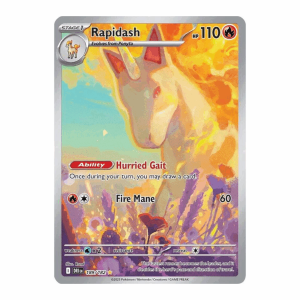 Rapidash - 189/182 - SV10: Destined Rivals
