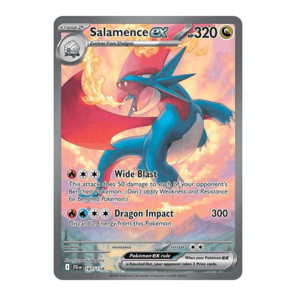 Salamence ex - 187/159 - SV09: Journey Together