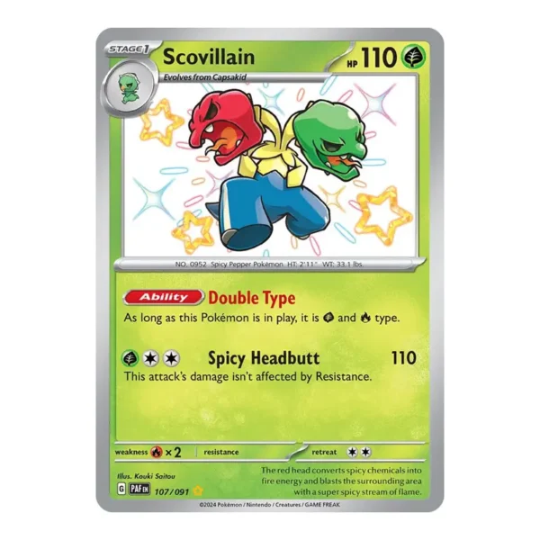SCOVILLLAIN-SHINY Scovillain - SV: Paldean Fates
