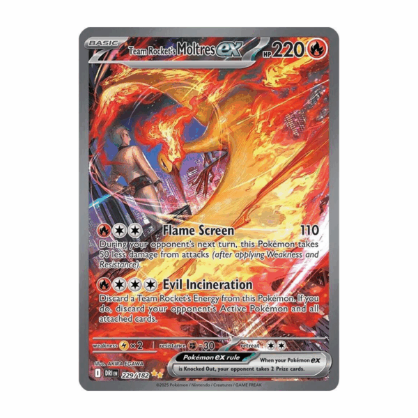Team Rocket's Moltres ex - 229/182 - SV10: Destined Rivals