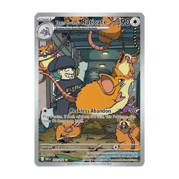 Team Rocket's Raticate - 202/182 - Destined Rivals