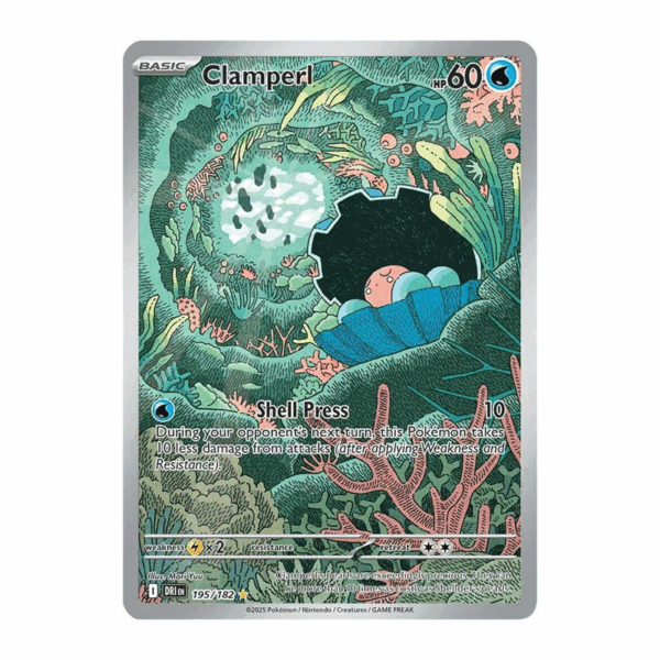 Clamperl - 195/182 - SV10: Destined Rivals