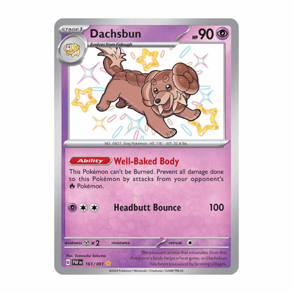 Dachsbun - 161/091 - SV: Paldean Fates