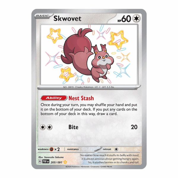 Skwovet - SV: Paldean Fates