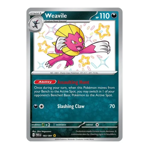 weavile-shiny Weavile - Paldean Fates