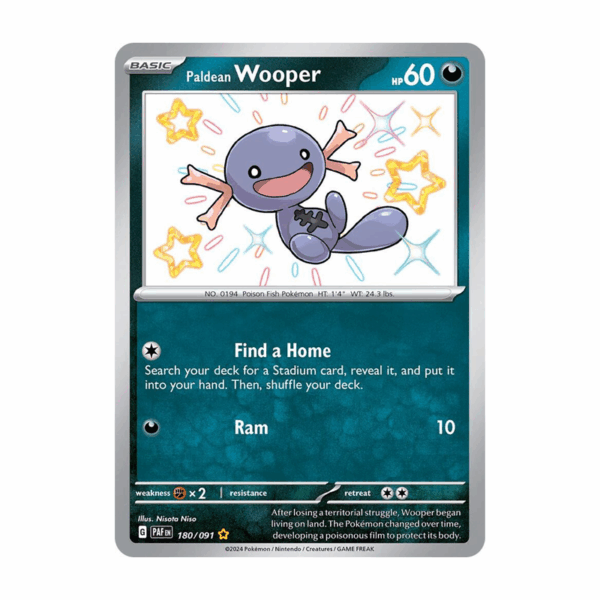 Paldean Wooper - 180/091 - SV: Paldean Fates