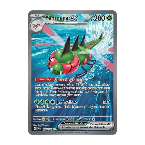 yanmega-ex (1) Yanmega ex - 228/182 - Destined Rivals
