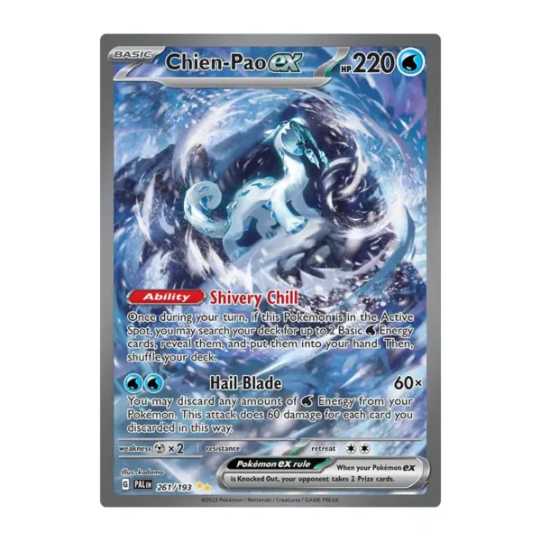 CHIEN-PAO-EX-SIR Chien-Pao ex - 261/193 - Paldea Evolved