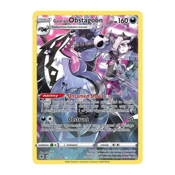 Galarian Obstagoon - Astral Radiance Trainer Gallery